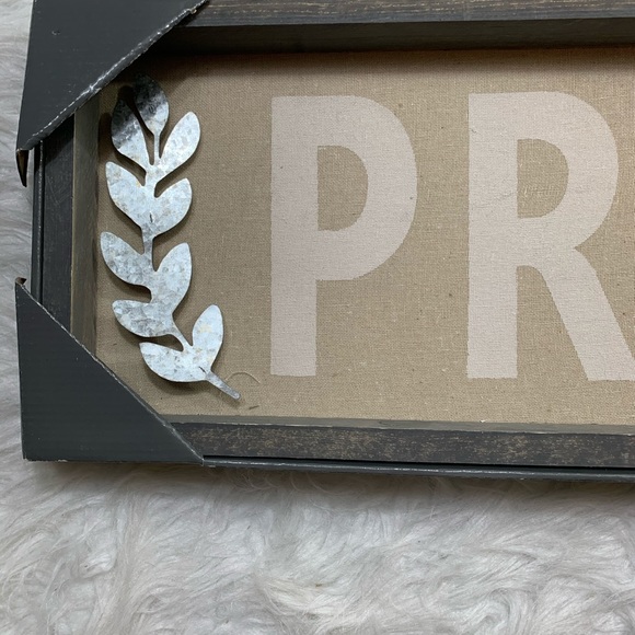 ๐ซ1 LEFT๐ซ๐HP๐MAKE OFFER ๐PRAY LINEN BOX HOME - Picture 2 of 6